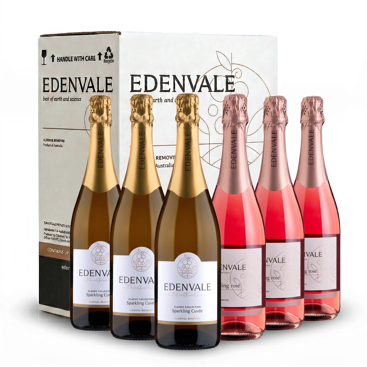 Edenvale Sparkling Wine - Mixed Pack of 6 bottle